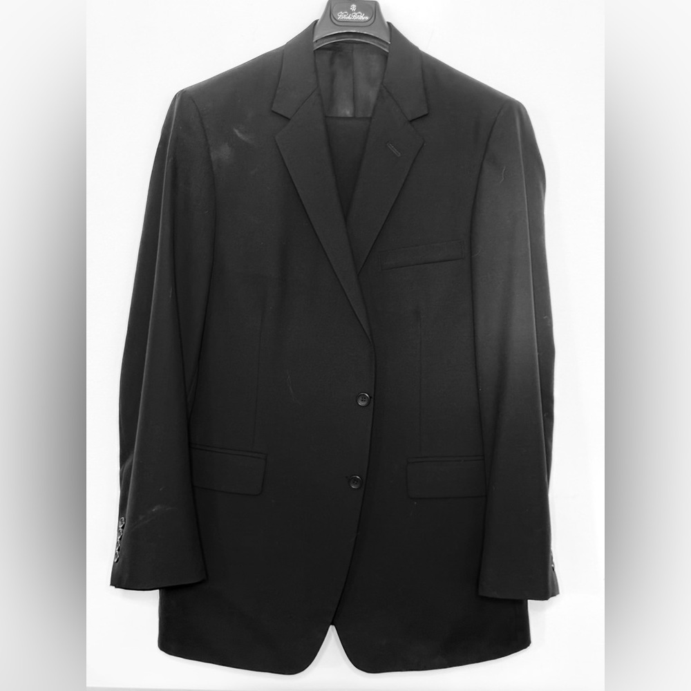 Sewell Black Suit - 43L Jacket, 38R Pants